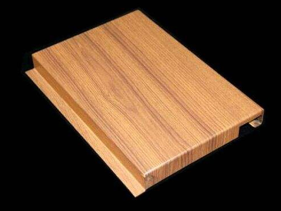 木纹色室内铝单板